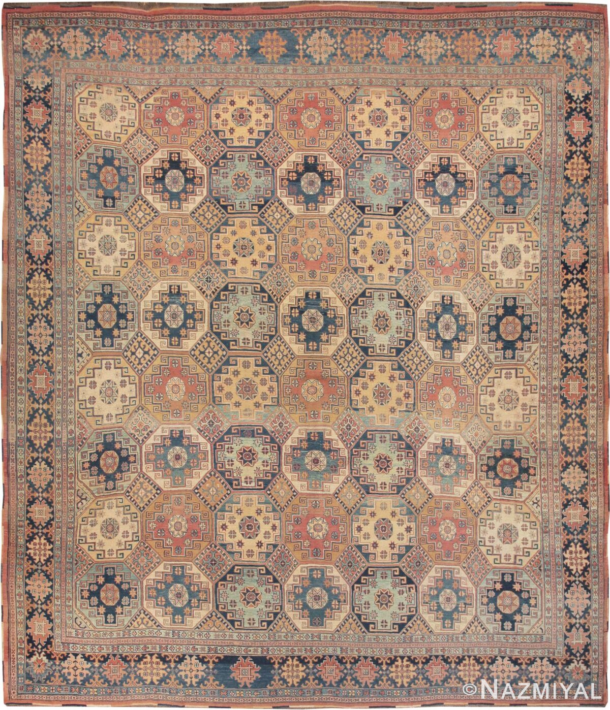 Antique Sumak Caucasian Carpet 44893 Nazmiyal Antique Rugs