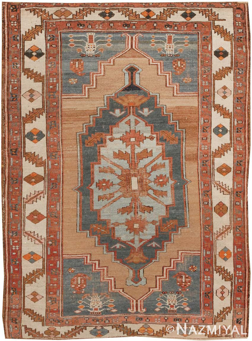 Antique Bakshaish Persian Rug 45015 Nazmiyal