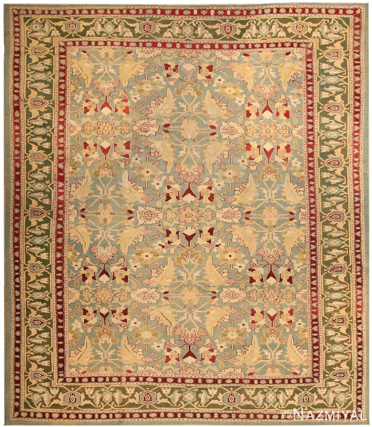 Antique Agra Oriental Rugs 43611 Nazmiyal