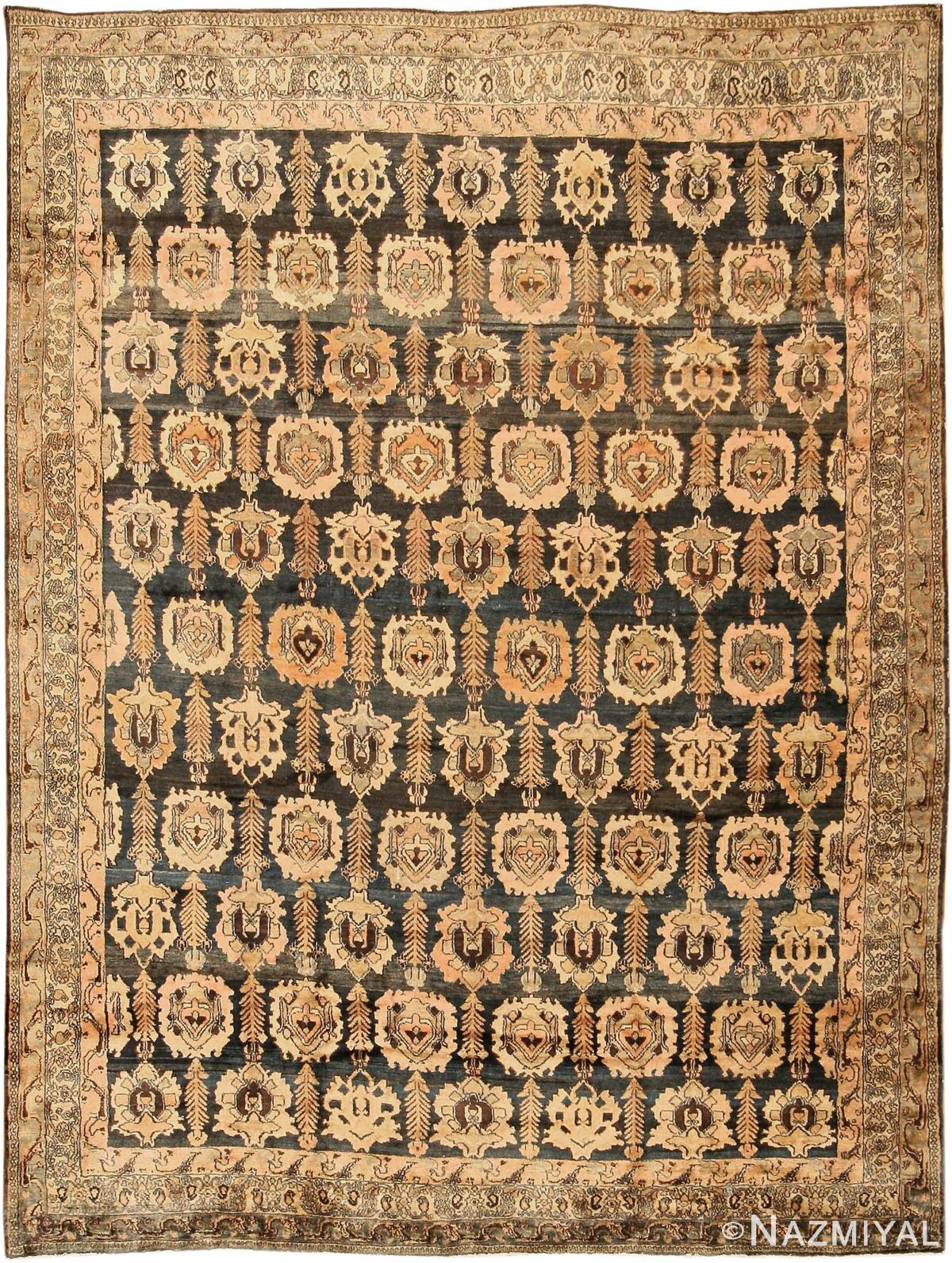 Antique Bibikabad Persian Rug 43248 Detail/Large View