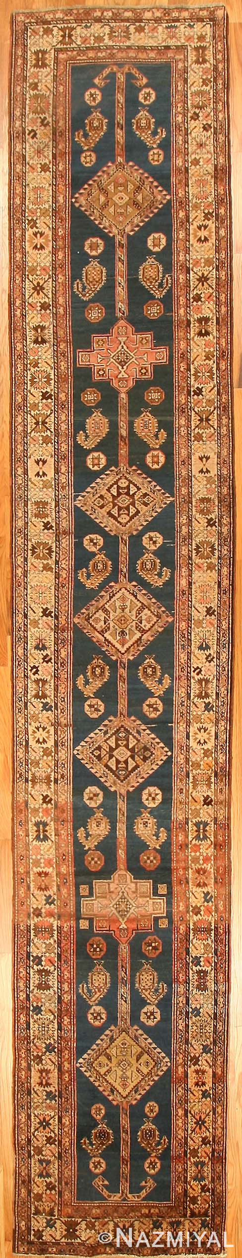 Antique Hamedan Persian Rug 43239 Nazmiyal Antique Rugs