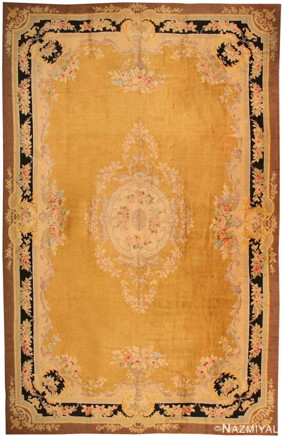 Large Antique Spanish Rug 43430 Nazmiyal