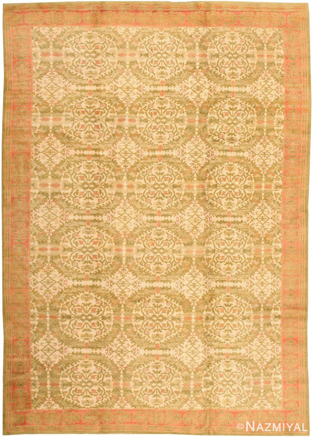 Antique Spanish Carpet 2870 Detail/Large View