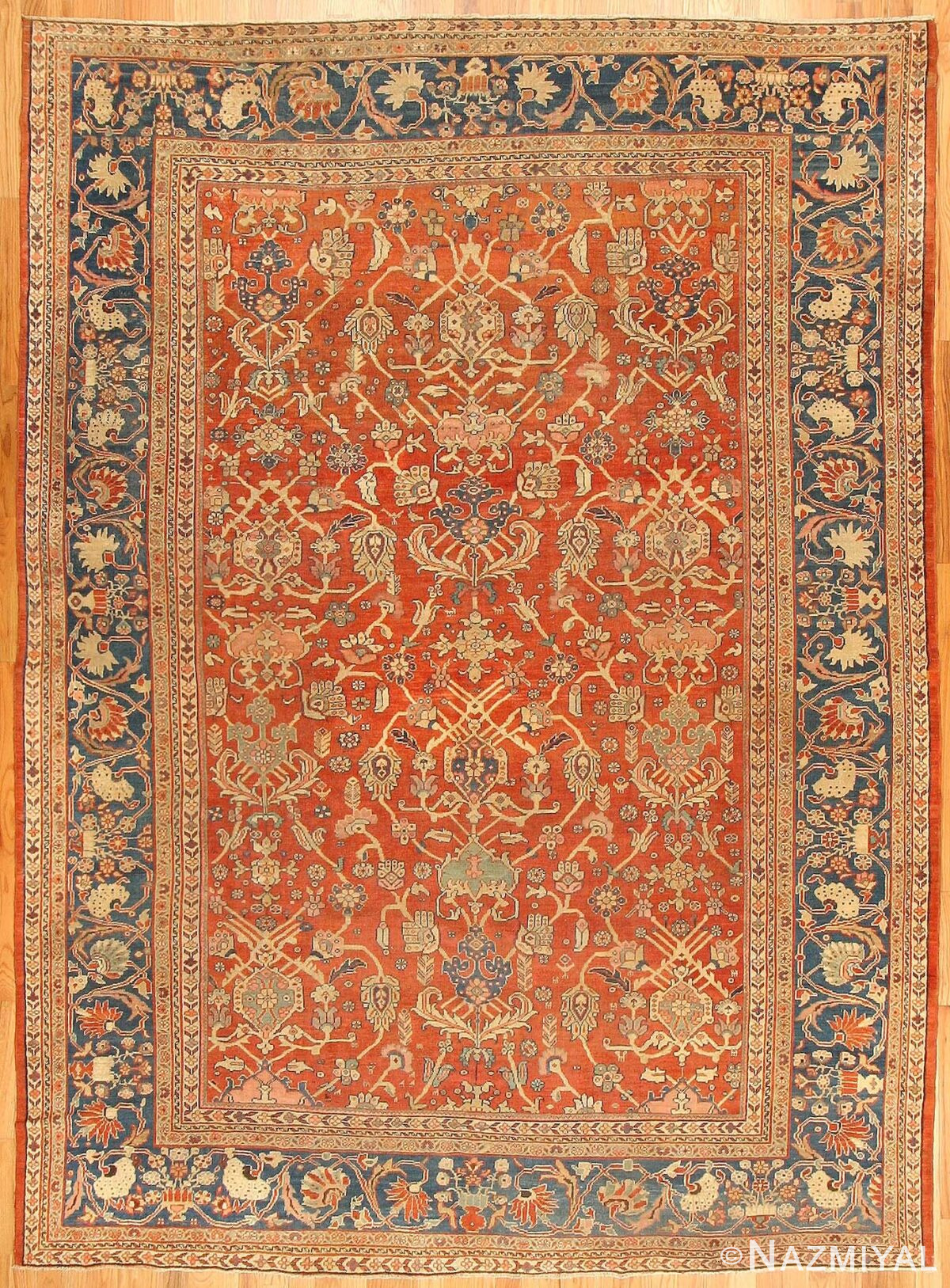 Antique Sultanabad Persian Rugs 43207 Detail/Large View