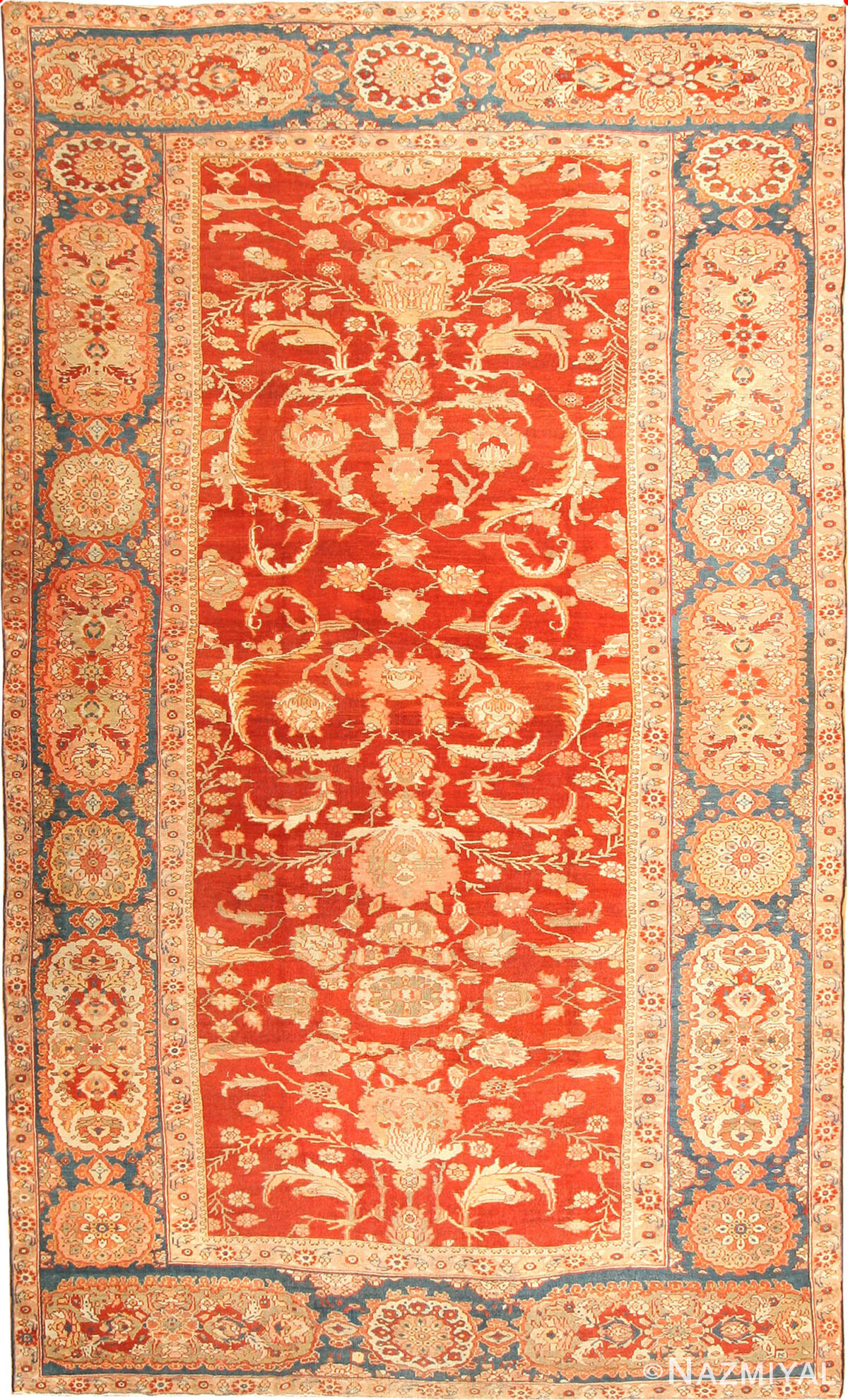Antique Sultanabad Persian Rugs 42548 Detail/Large View