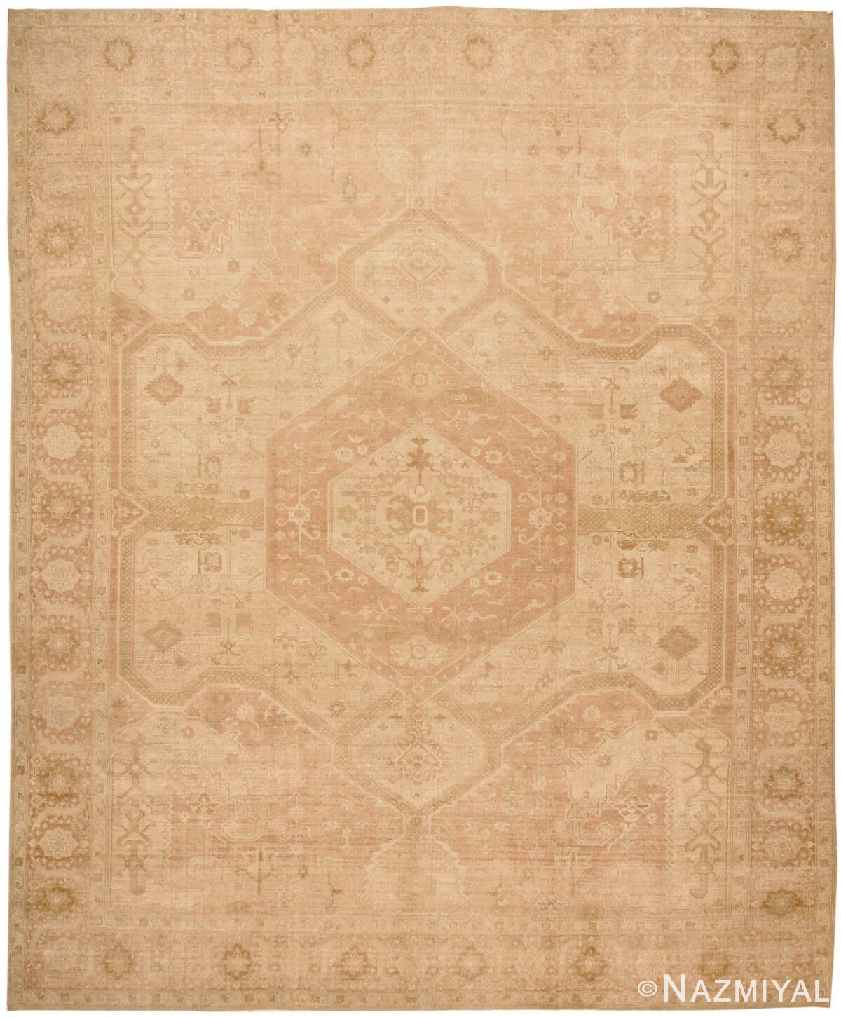 Indya Rug Antique Indian Agra Rug 43326 Nazmiyal Antique Rugs