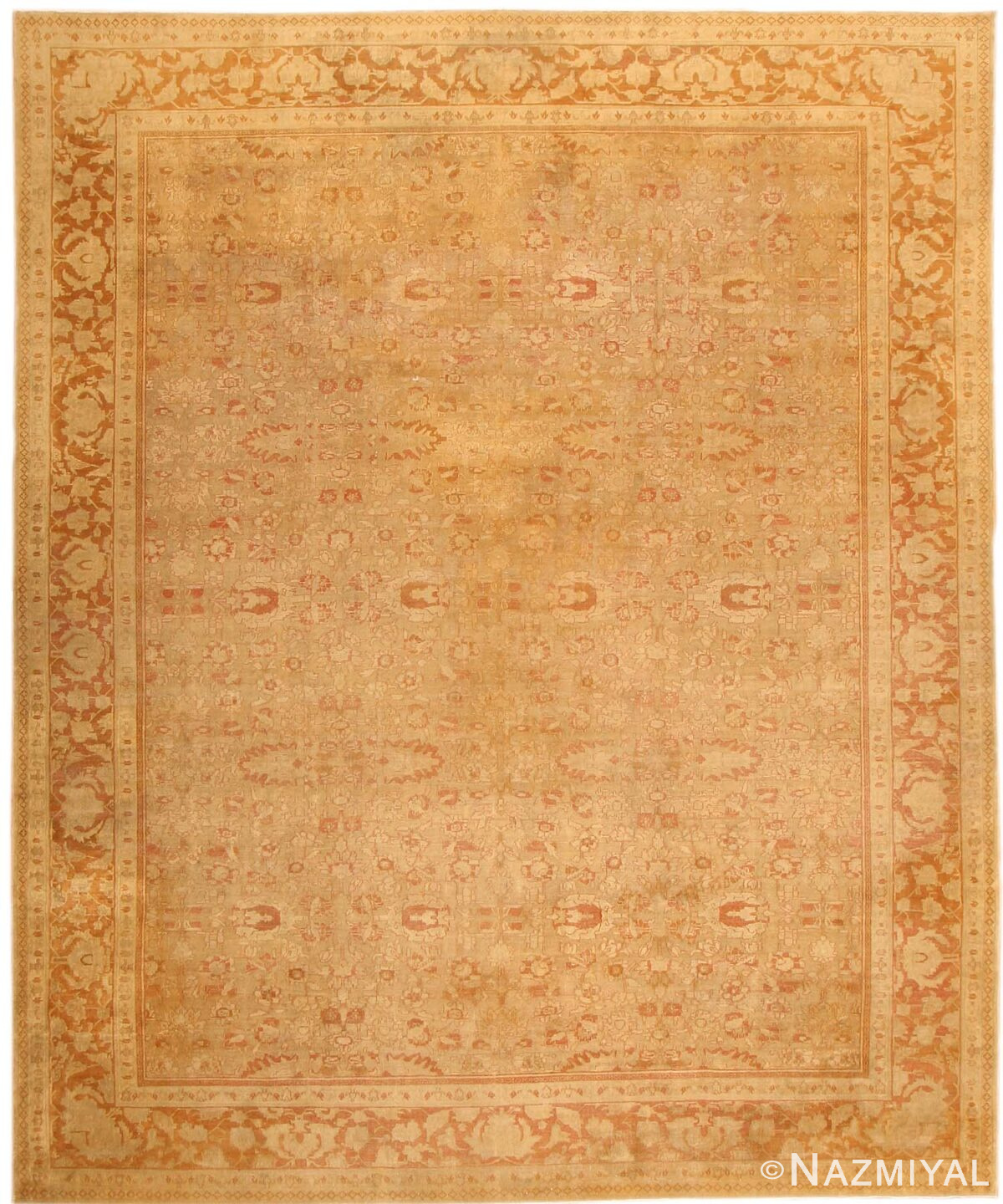Antique Agra Oriental Rugs 43707 Detail/Large View
