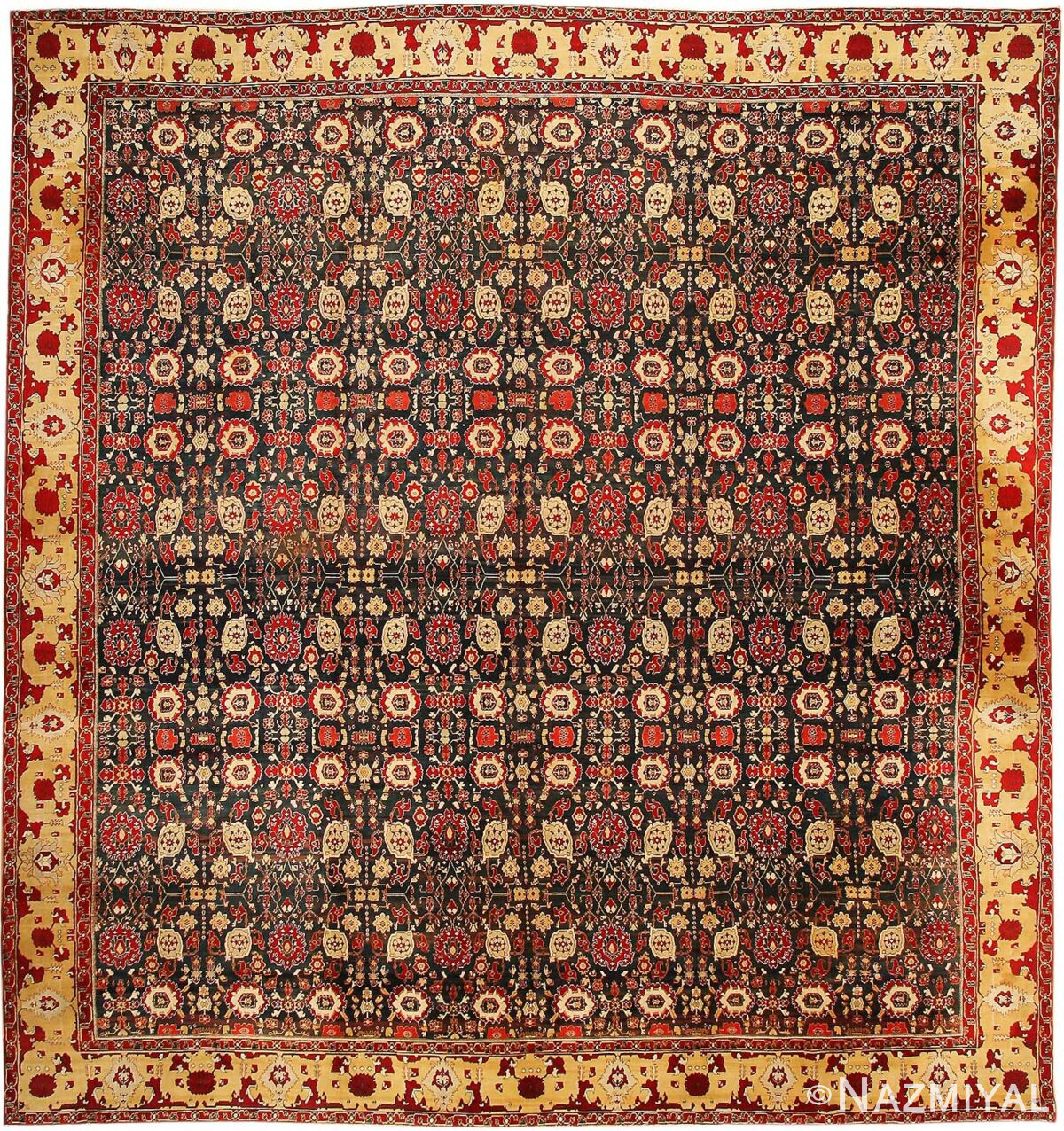 Antique Agra Oriental Rug 43422 Nazmiyal