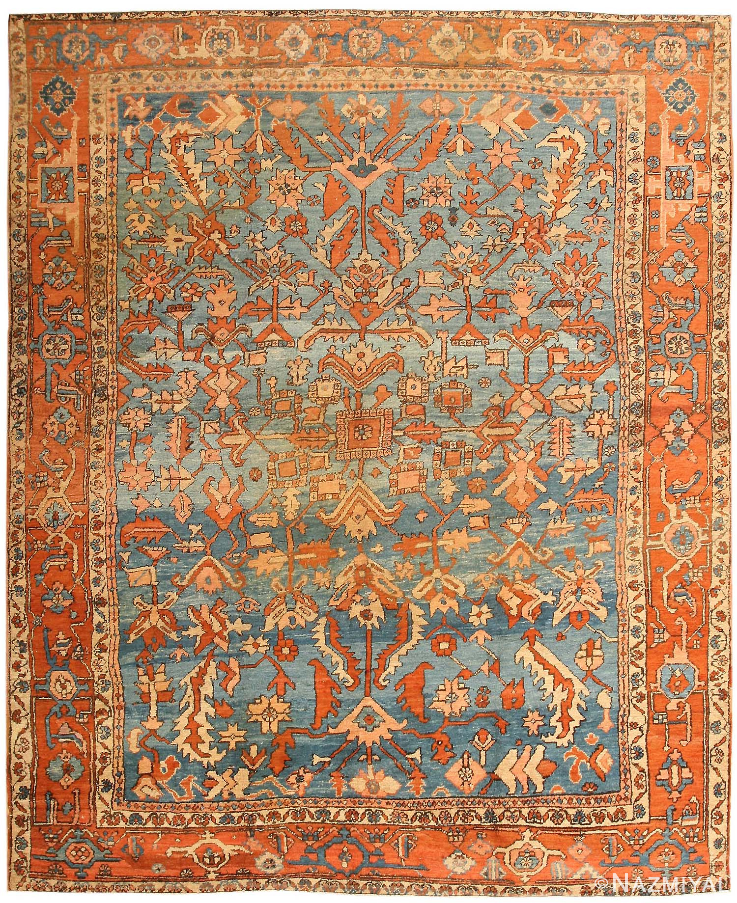 Antique Bakshaish Persian Rug 43712 Detail/Large View
