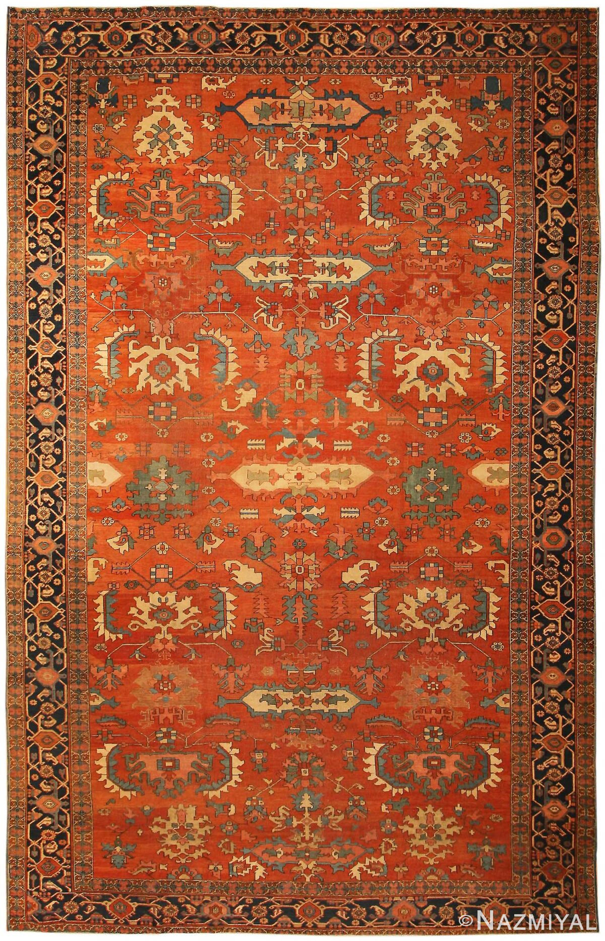 Antique Bakshaish Persian Rug 43623 Detail/Large View