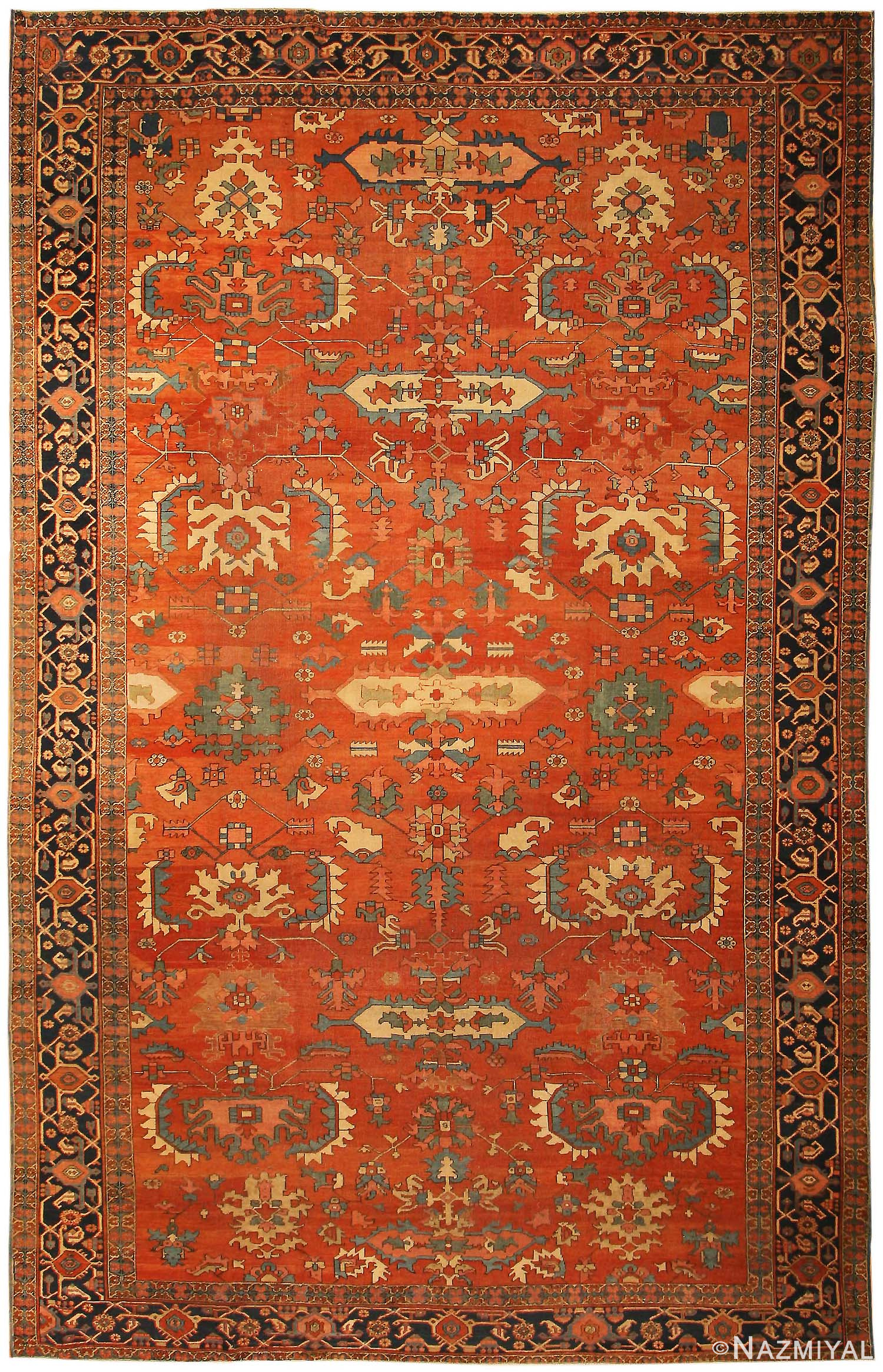 Antique Bakshaish Persian Rug 43623 Detail/Large View