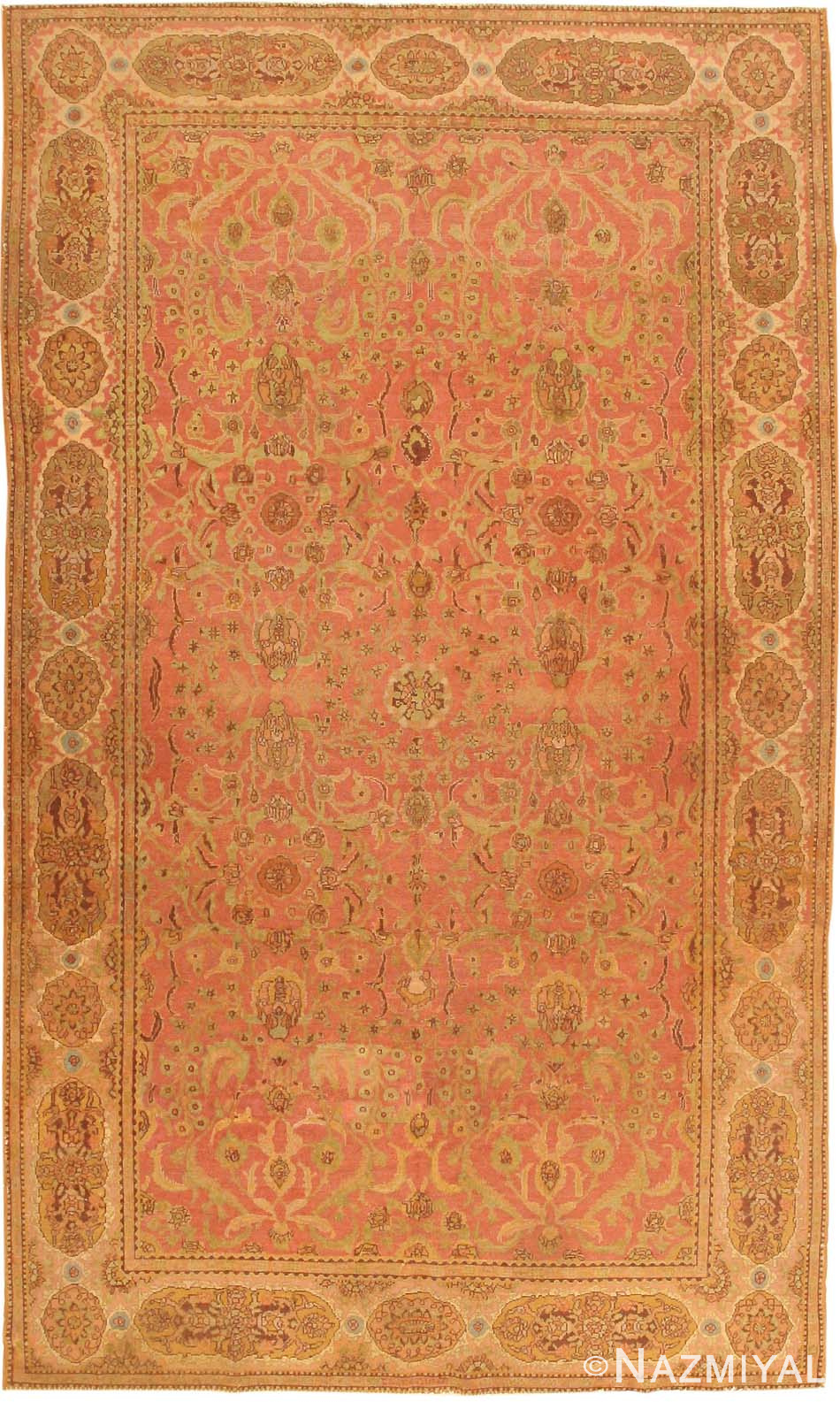 Antique Bezalel Rug 41279 Detail/Large View