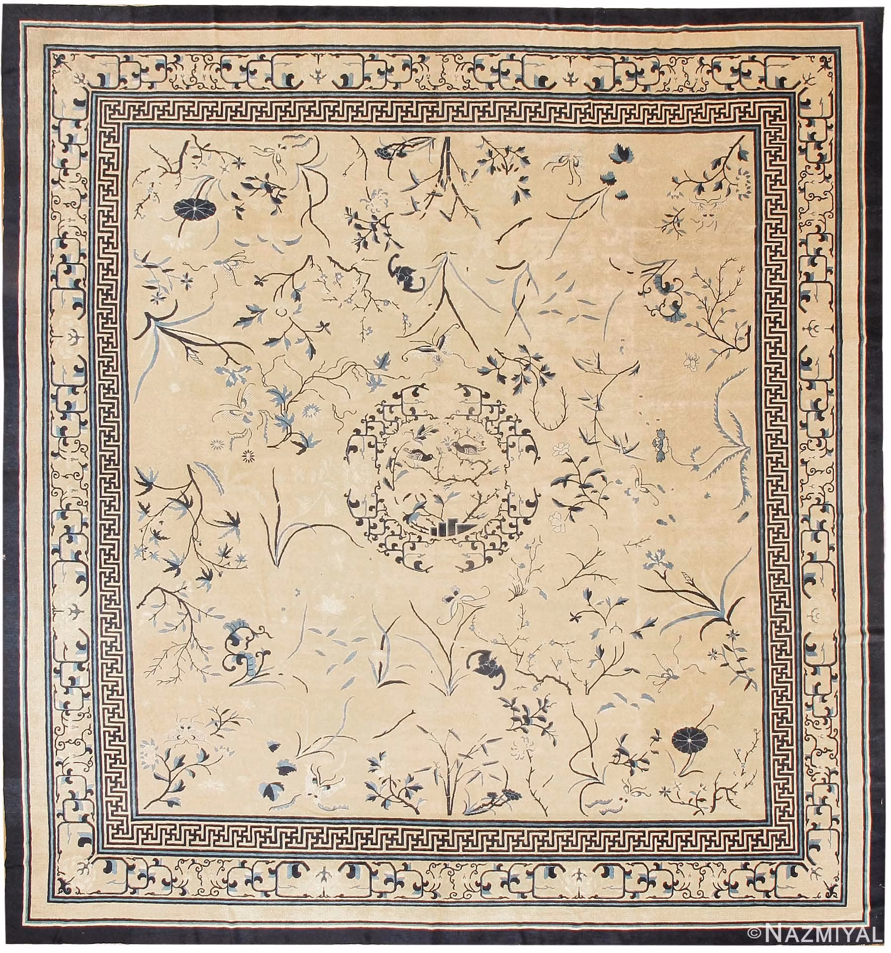 Antique Chinese Oriental Rugs # 43321 Detail/Large View