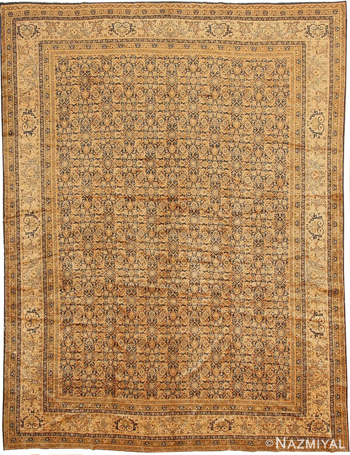 Antique Farahan Persian Rug 43251 Nazmiyal