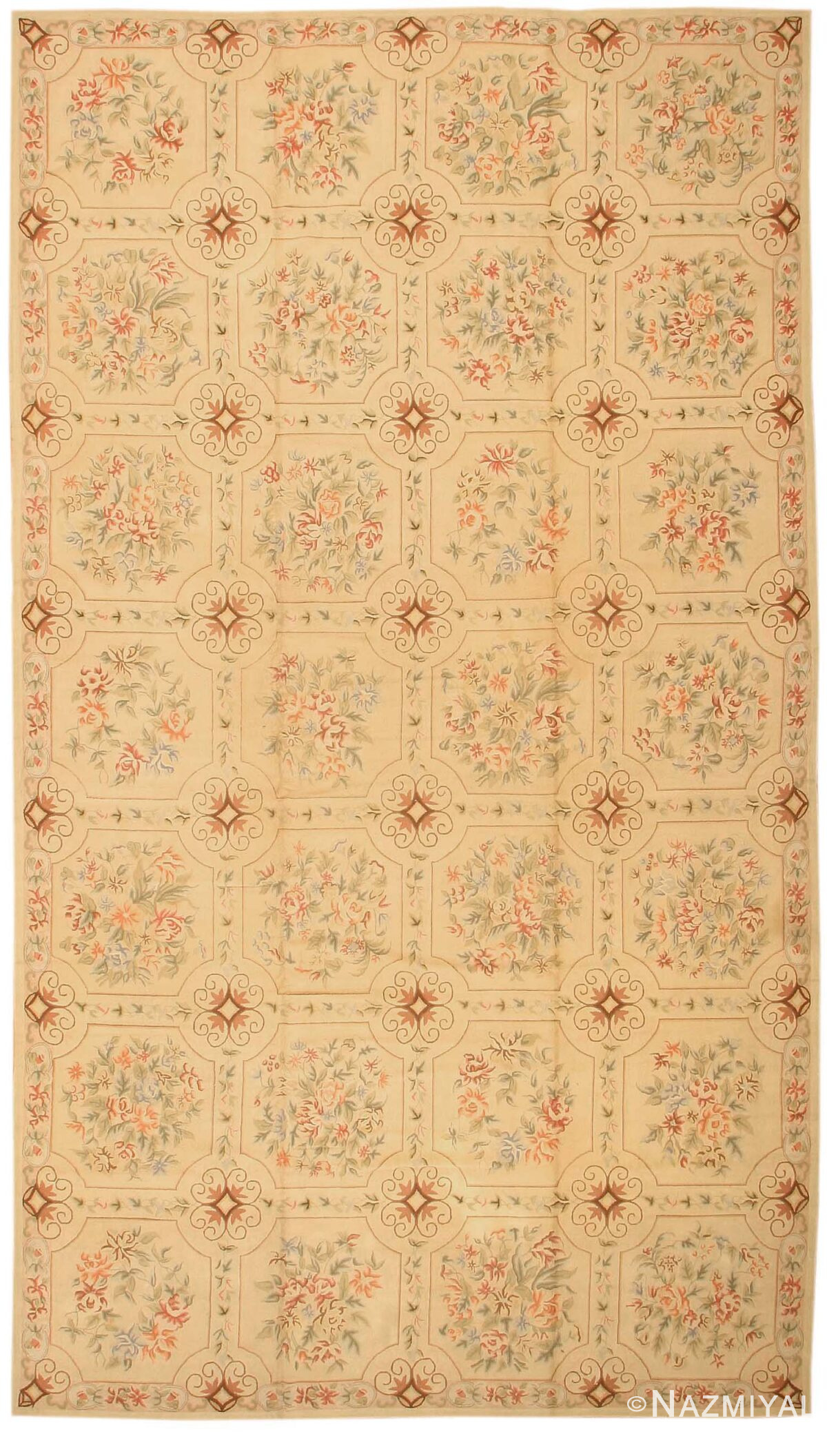Antique Hooked American Rug 43683 Nazmiyal