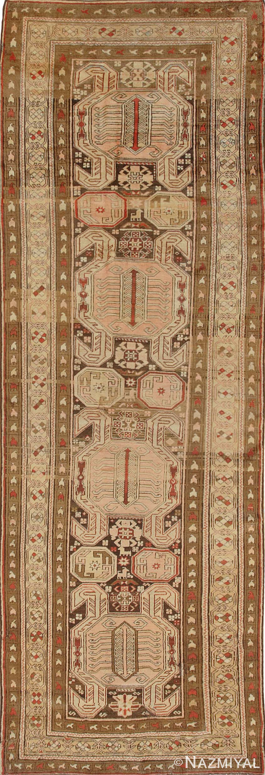 Antique Karabagh Runner Rug 43979 Detail/Large View