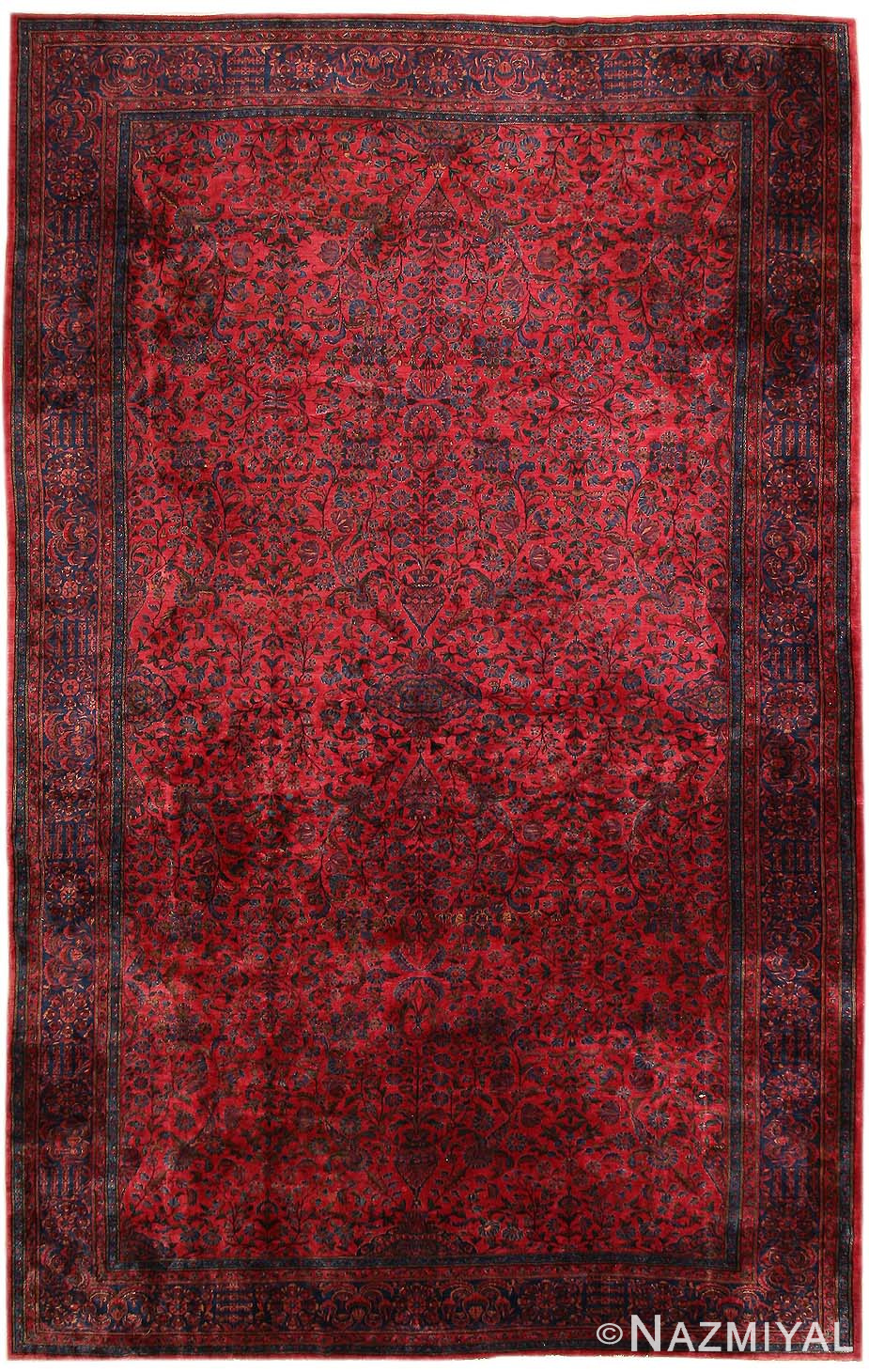 Antique Kashan Persian Rug 43826 Main Image