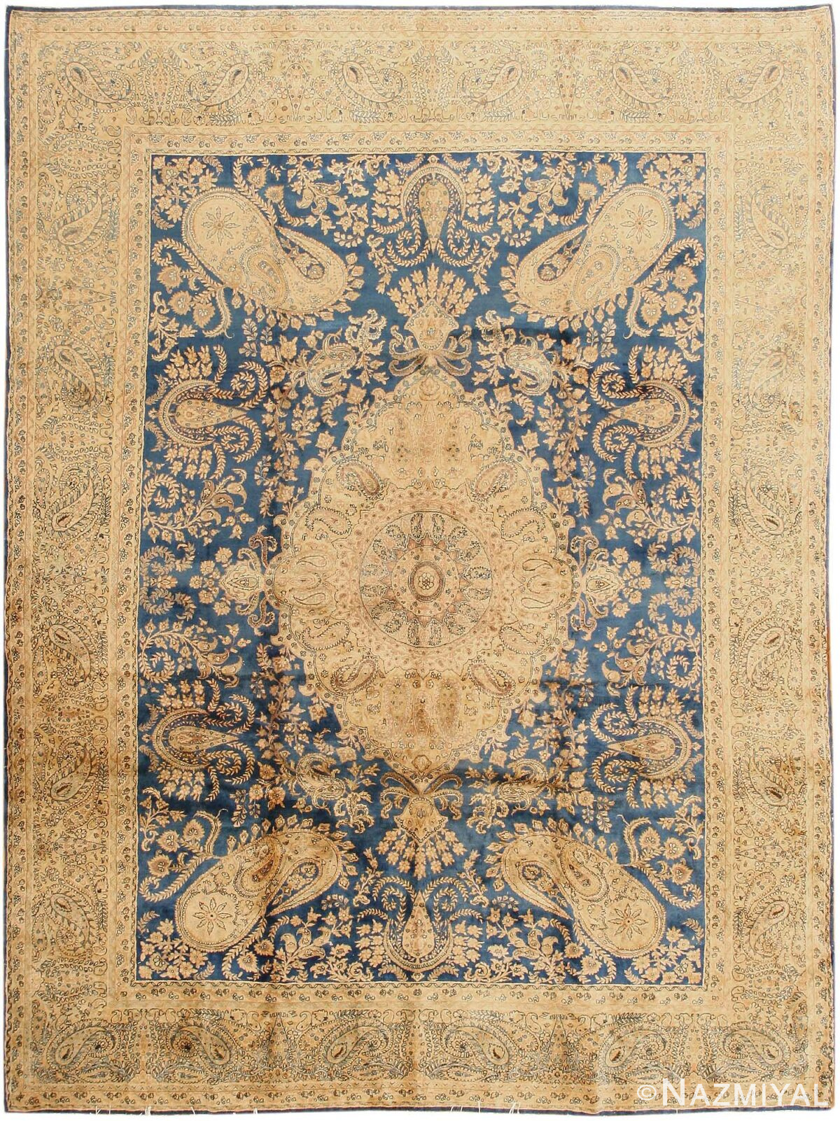 Antique Kerman Persian Rug 43554 Detail/Large View