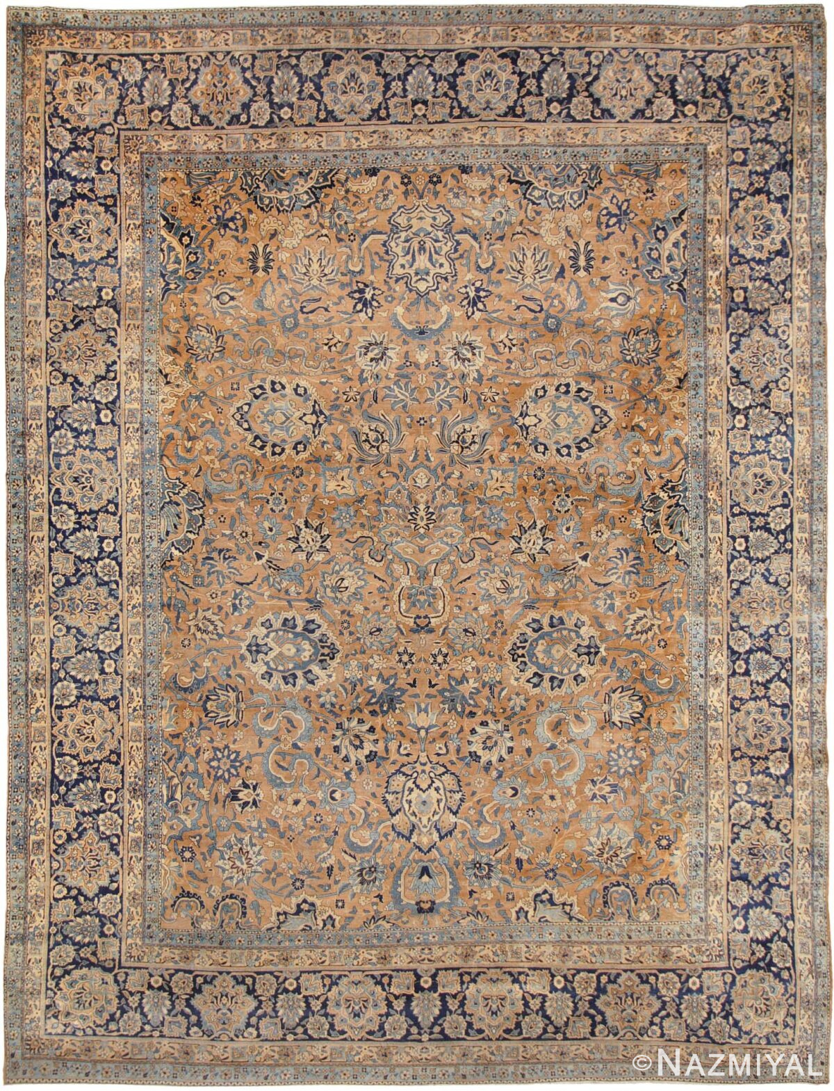 Antique Kerman Persian Rug 44038 Detail/Large View