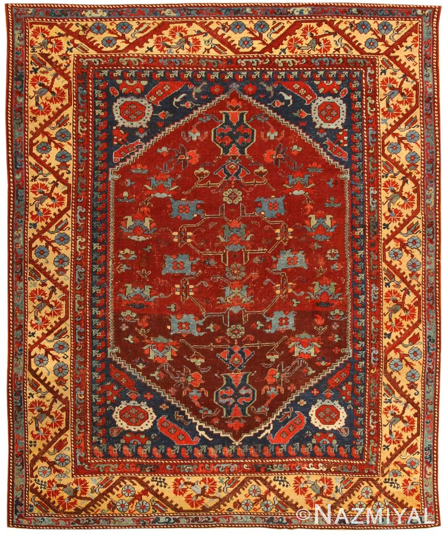 Antique Turkish Kula Rug 42898 Detail/Large View