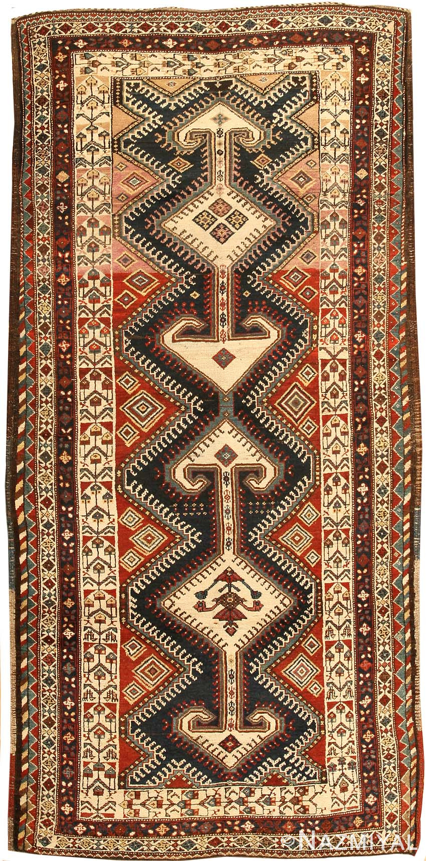 Antique Kurdish Persian Rugs 43308 Nazmiyal