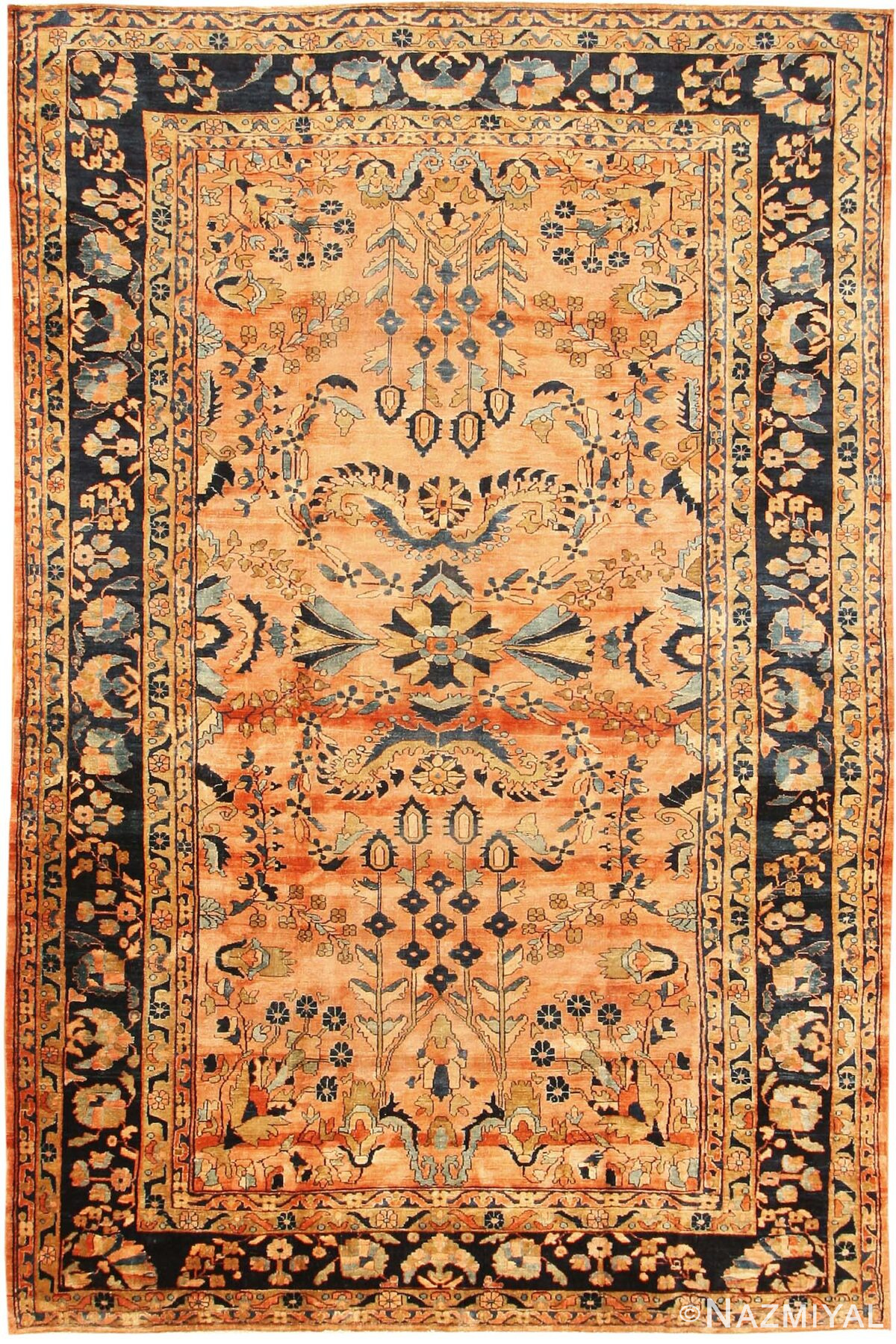 Antique Lilihan Persian Rug 43367 Detail/Large View
