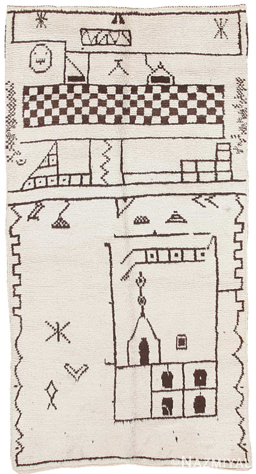 Vintage Moroccan Oriental Rugs 44466 Detail/Large View