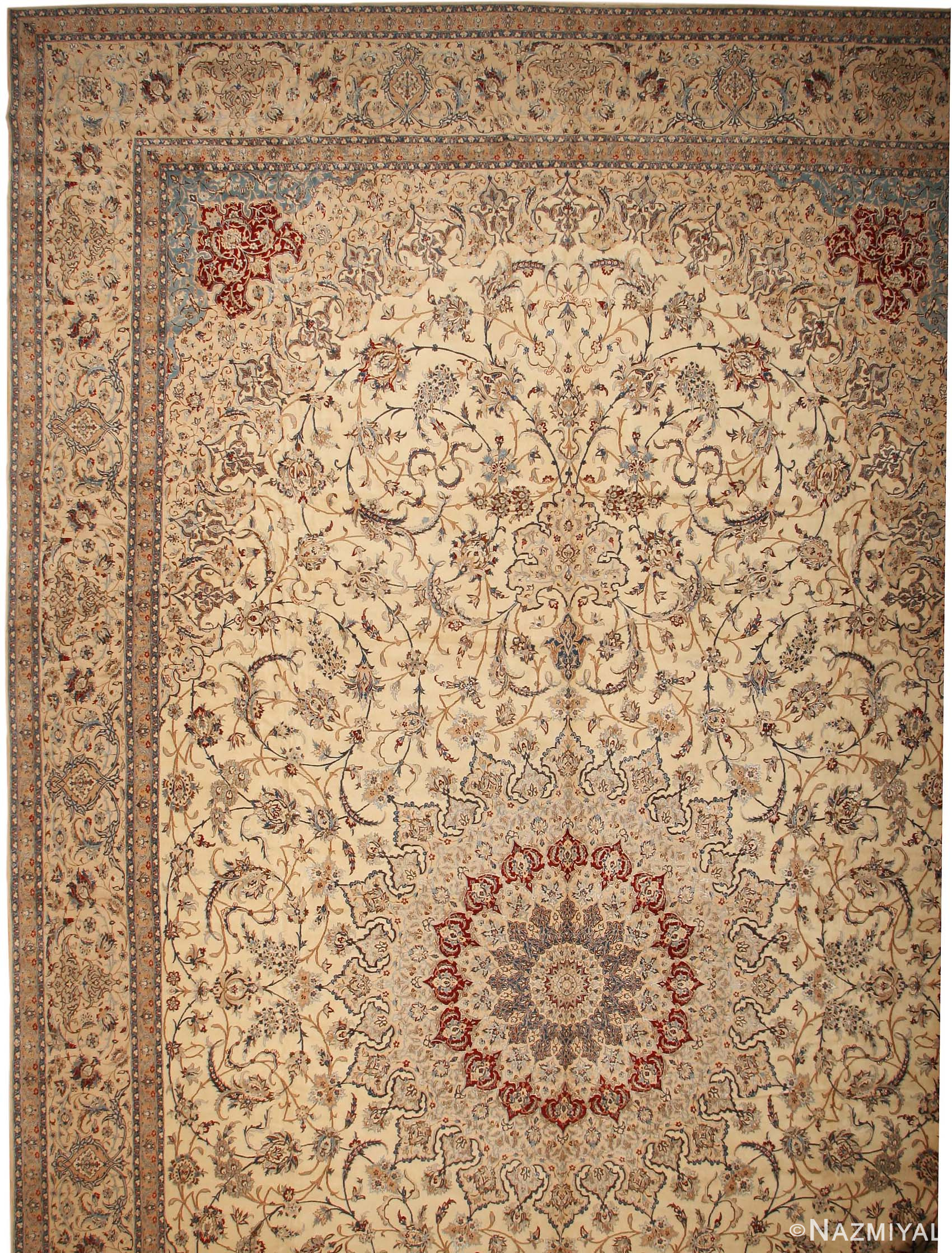 Antique Nain Persian Rug 43604 Detail/Large View