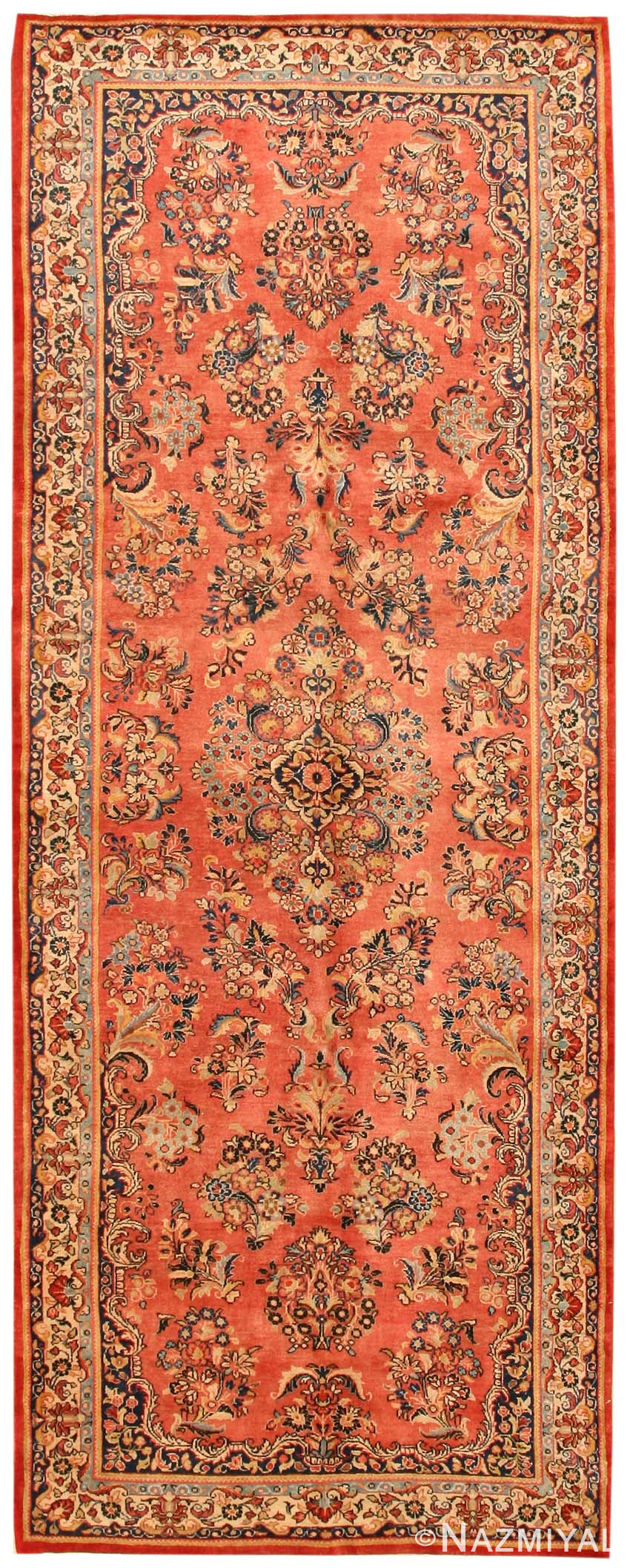 Antique Sarouk Persian Rug 43880 Nazmiyal Antique Rugs