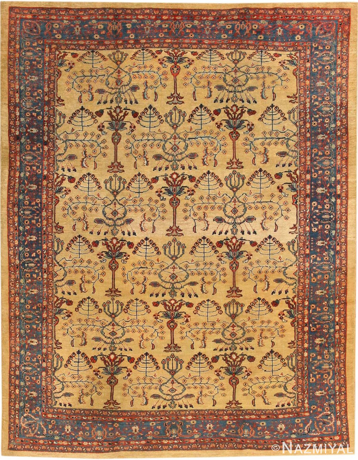 Antique Sultanabad Rug 43461 Detail/Large View