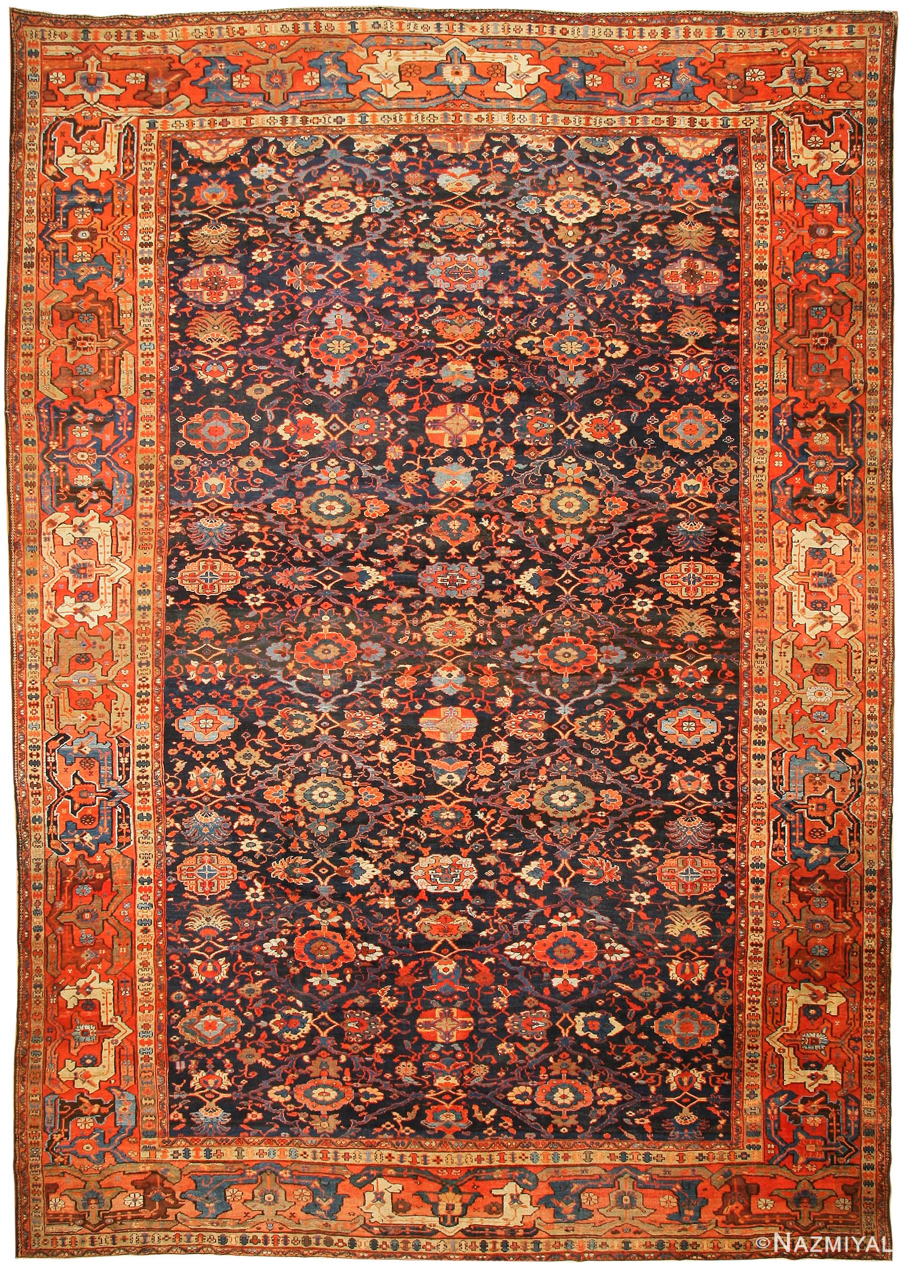Antique Sultanabad Persian Rugs 43354 Detail/Large View