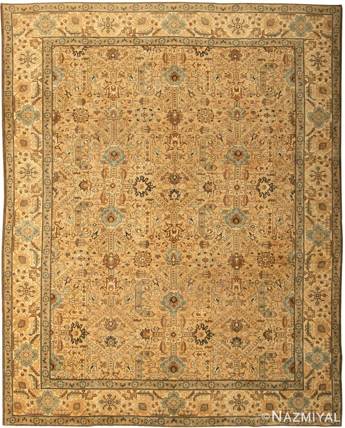 Antique Tabriz Persian Rug 42926 Detail/Large View