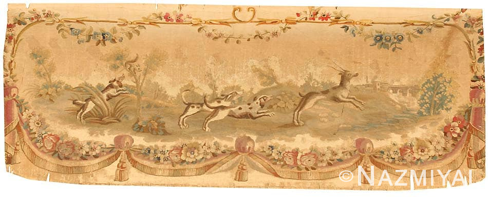 Antique English Tapestry Rug 43910 Nazmiyal