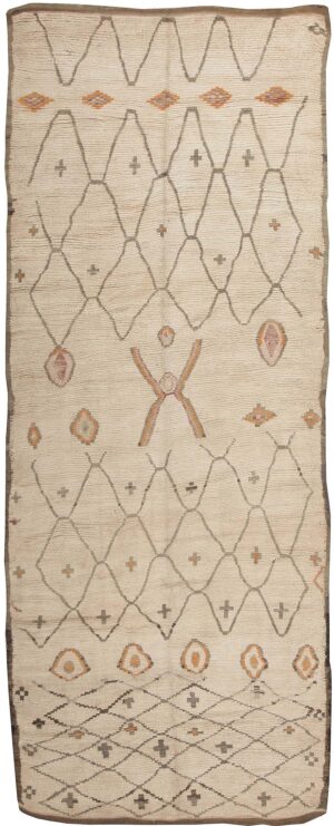 Antique Moroccan Rug #44587 Detail/Large View