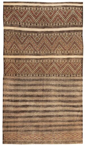 Mid Century Moroccan Rug #44977 Detail/Large View