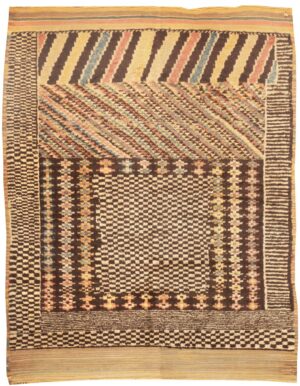Mid Century Moroccan Rug #44981 Detail/Large View