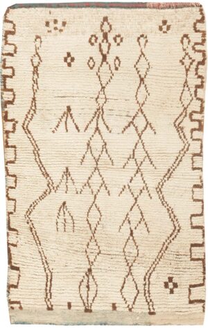 Mid Century Moroccan Rug #44984 Detail/Large View