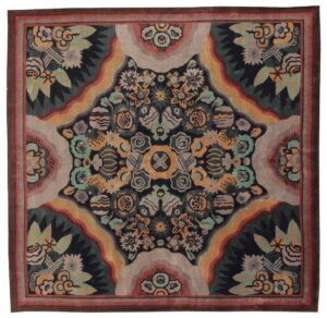 Art Deco Indian Rug 45065 Nazmiyal