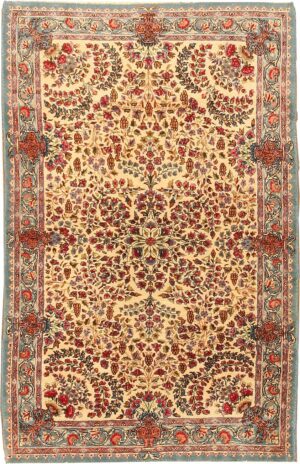 Antique Kerman Persian Rug 42299 Detail/Large View