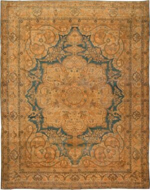 Antique Kerman Persian Rug #42940 Detail/Large View
