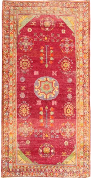 Antique Silk Khotan Oriental Carpets 40613 Detail/Large View