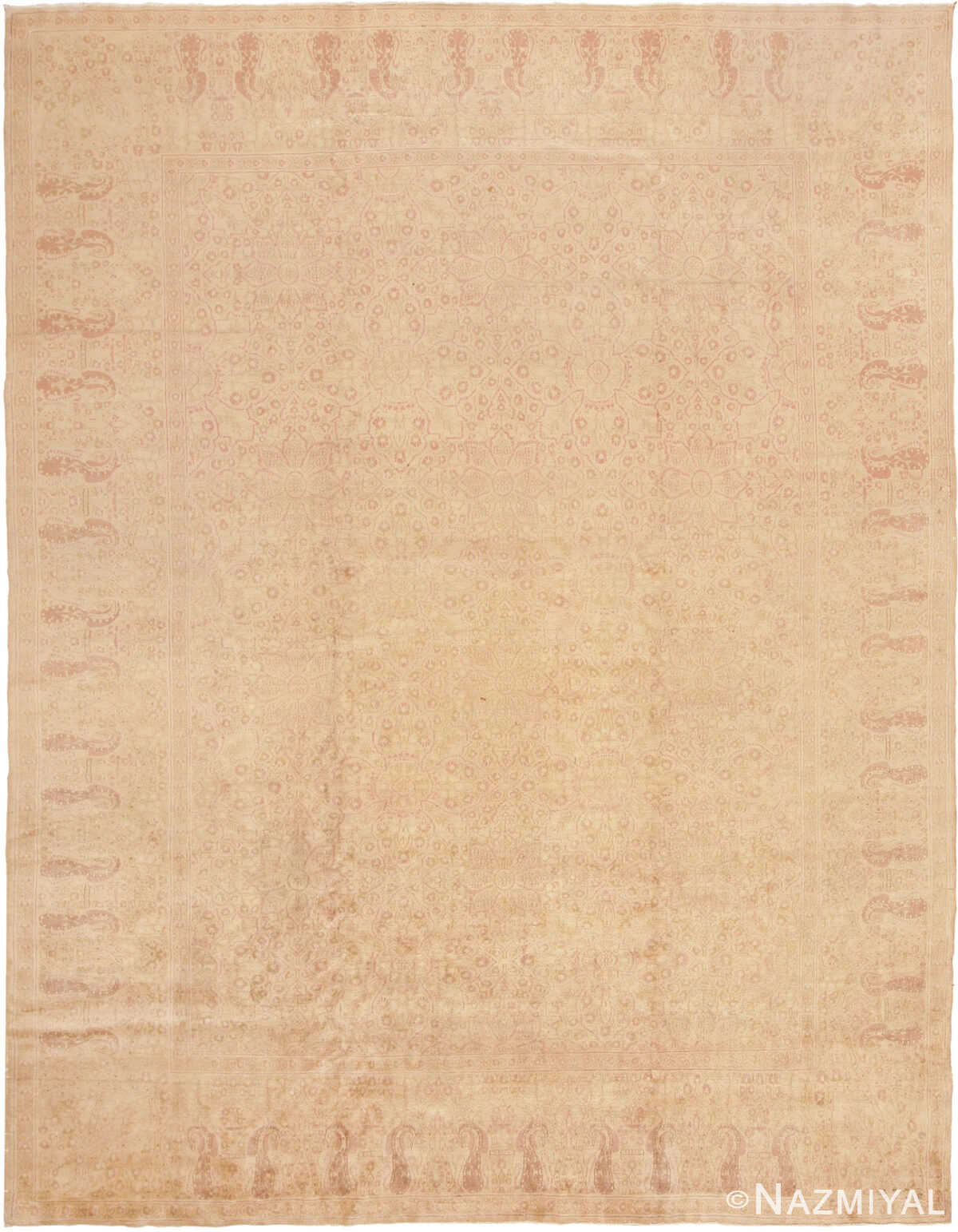 Antique Agra Oriental Rug 40708 Detail/Large View