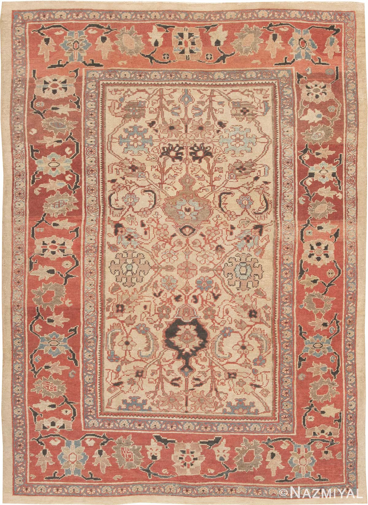 Antique Sultanabad Persian Rugs 42087 Detail/Large View