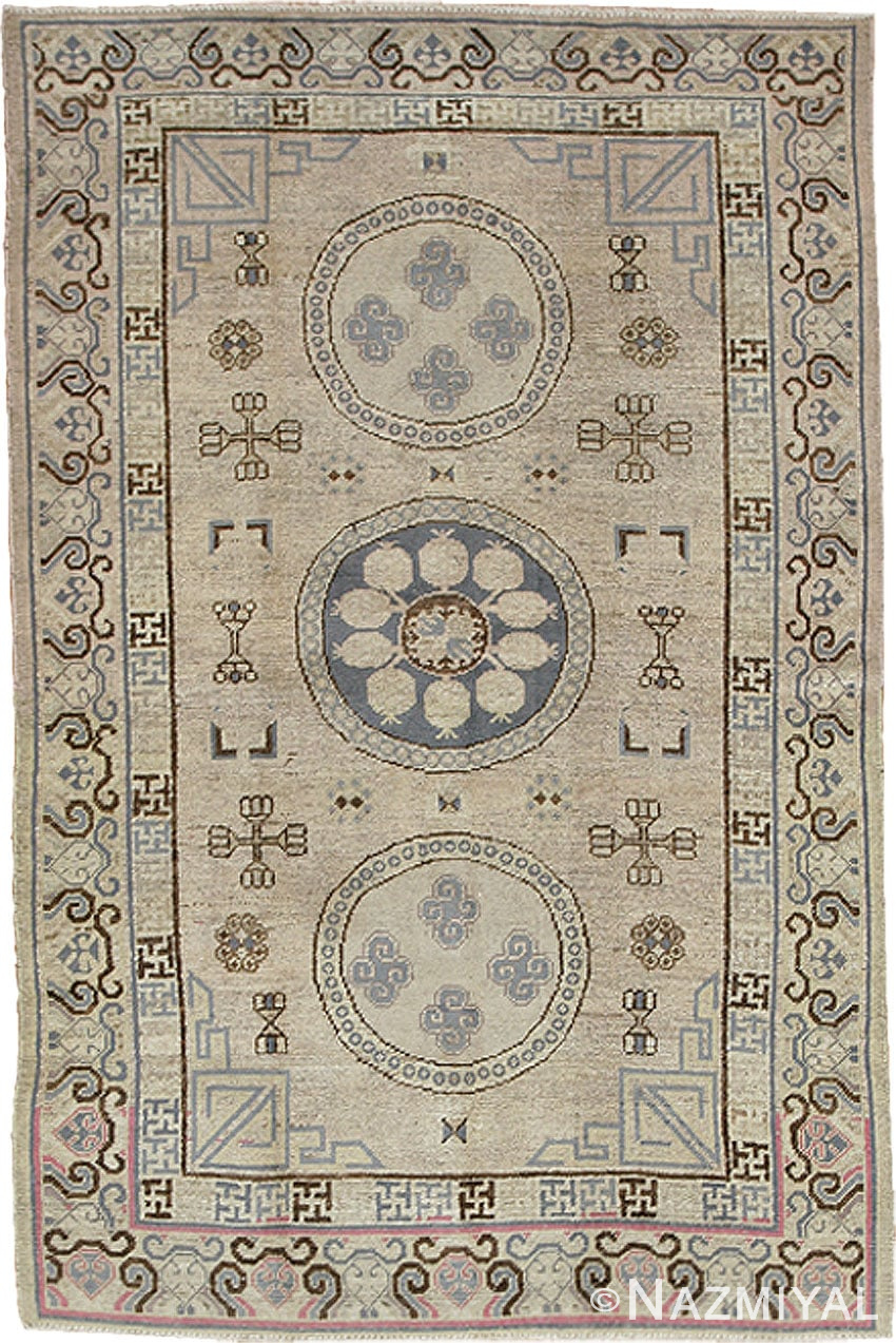 Antique Khotan Oriental Rug #44539 Detail/Large View