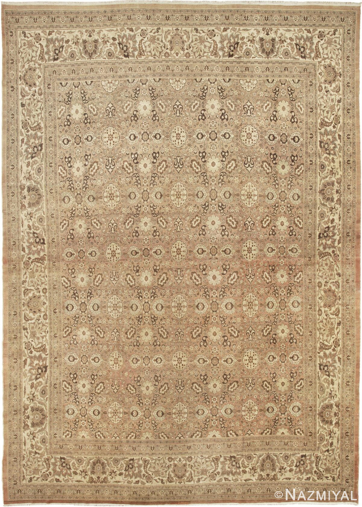 Antique Tabriz Persian Rug 44797 Detail/Large View