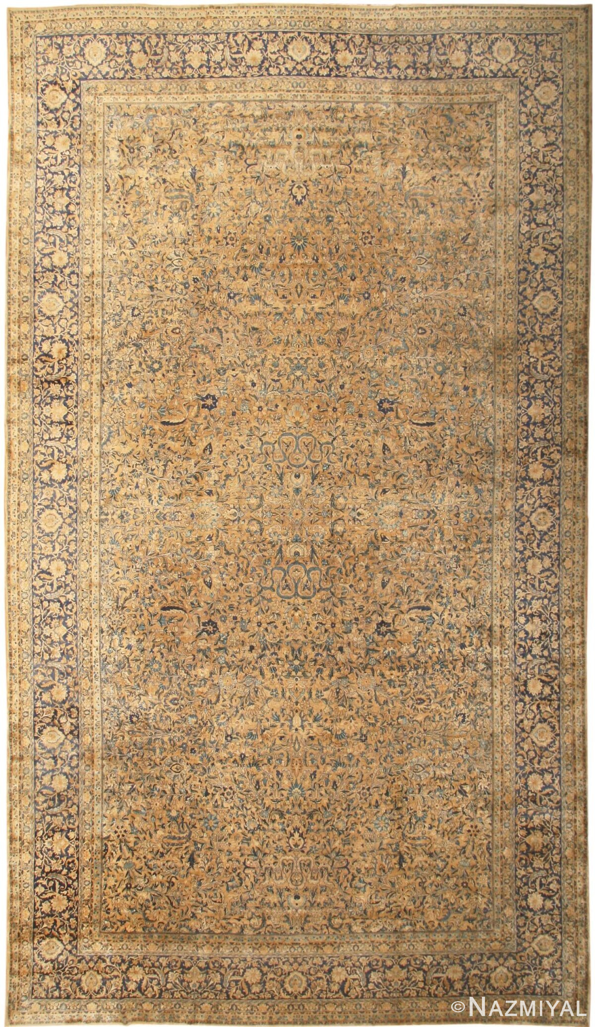 Antique Kerman Persian Rug 42135 Detail/Large View