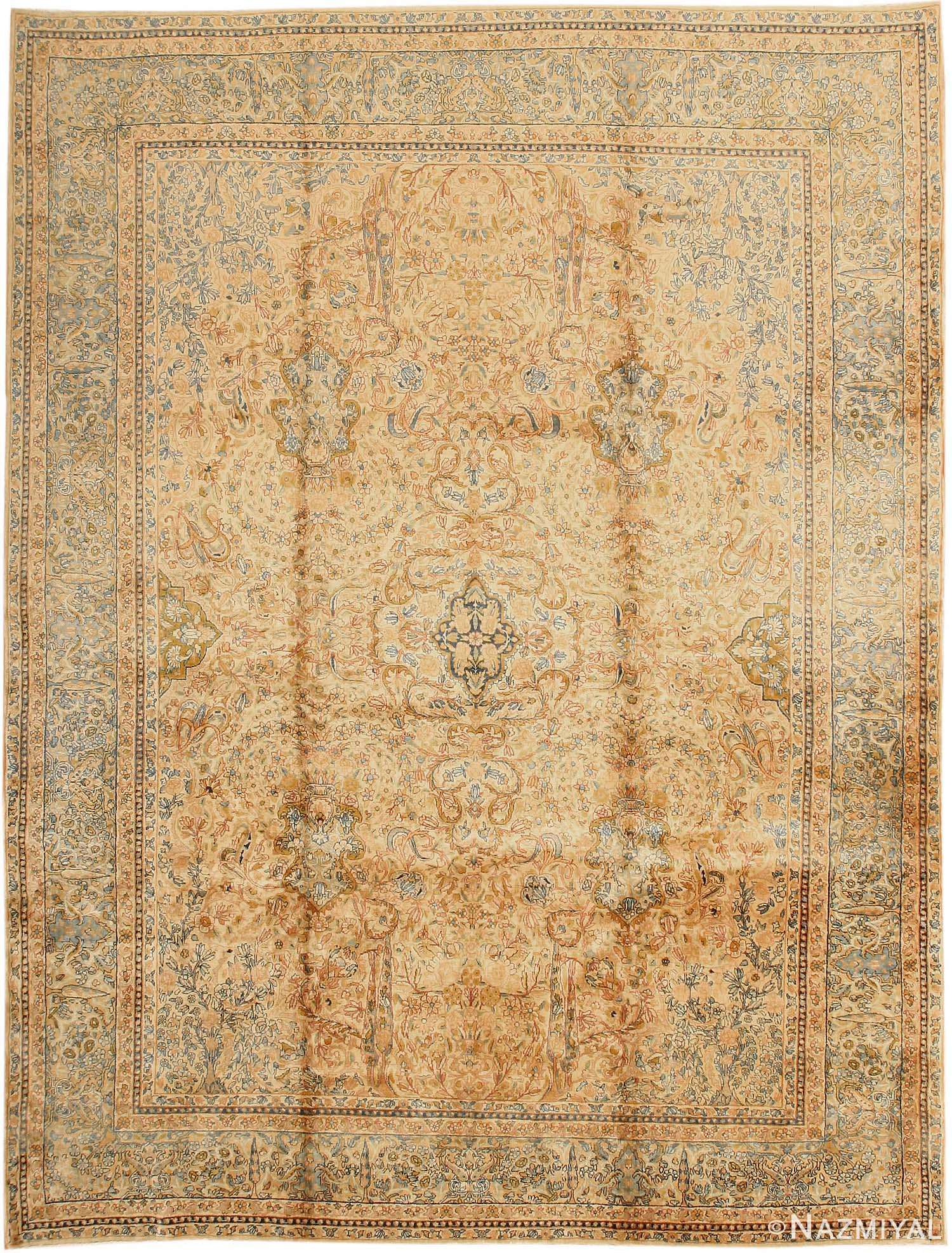 Antique Kerman Persian Rug 43553 Detail/Large View