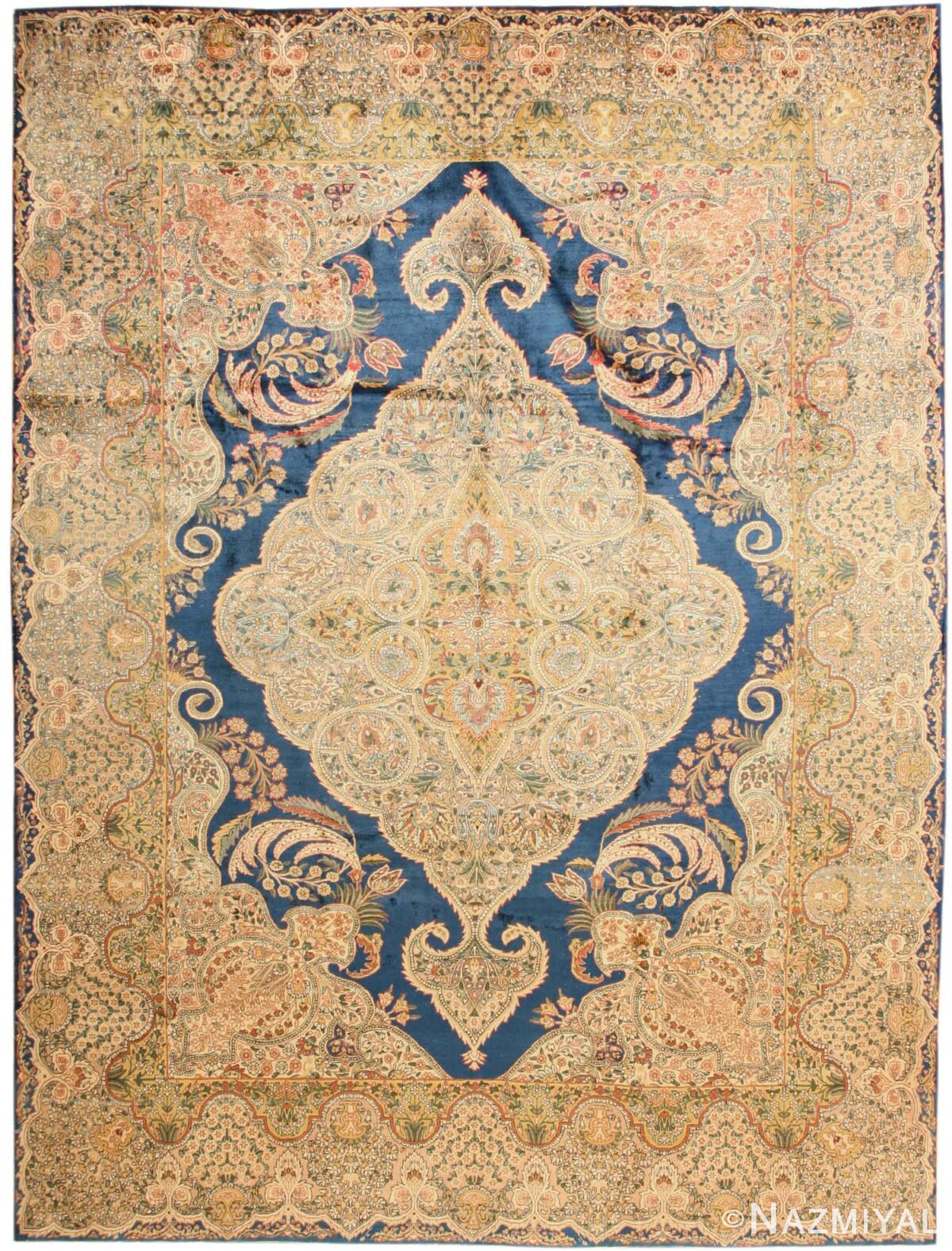Antique Kerman Persian Rug 43552 Detail/Large View