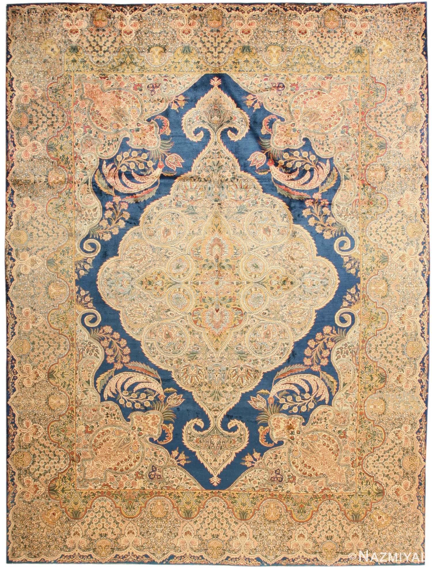 Antique Kerman Persian Rug 43552 Detail/Large View