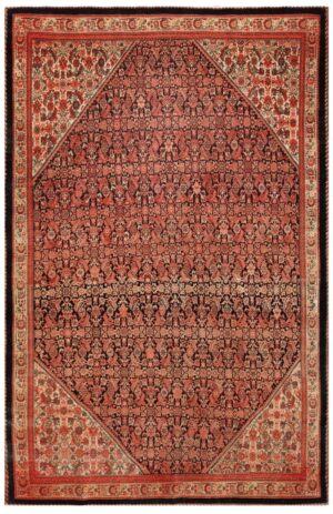 Antique Farahan Persian Rugs 45026 Detail/Large View